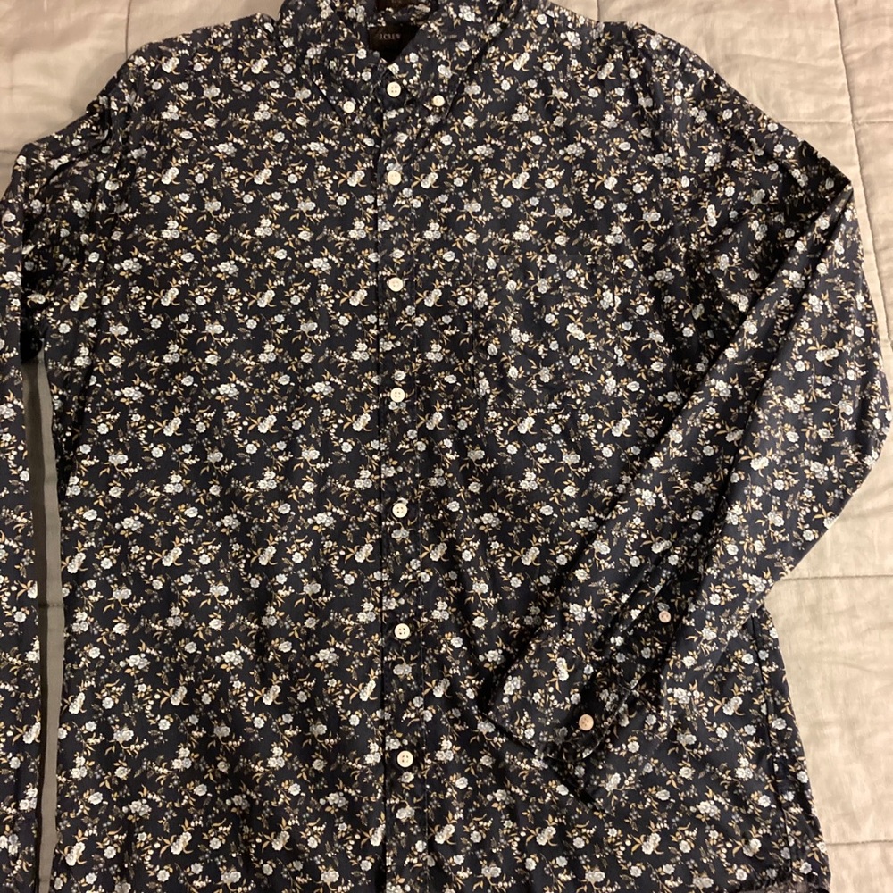 J. Crew Slim Fit Large Paisley L/S Button-down
